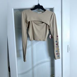 Brand New Two Piece Crop Top Set